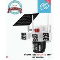 OKAM O-KAM-3030 4G Camera 6MP Dual Lens Alert PTZ GUNEŞ PANLLİ SOLAR